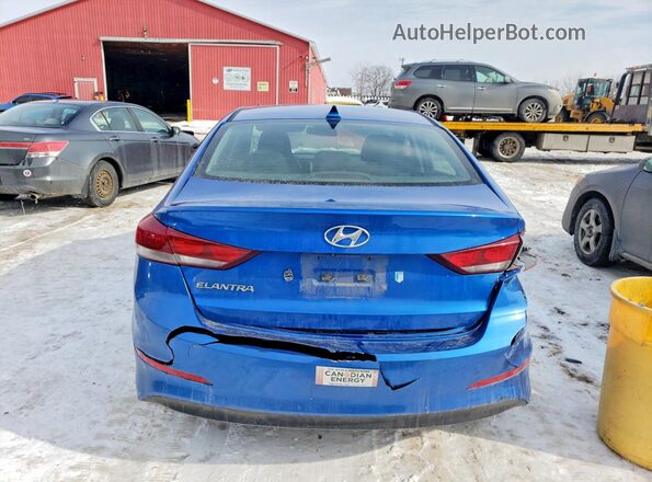 KMHD84LF8JU685467 2018 HYUNDAI ELANTRA Blue Vista trasera