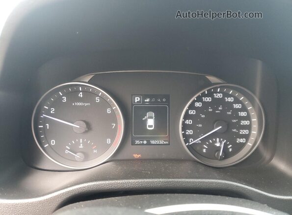 KMHD84LF8JU723411 2018 HYUNDAI ELANTRA Black Սարքավորումների վահանակի տեսք