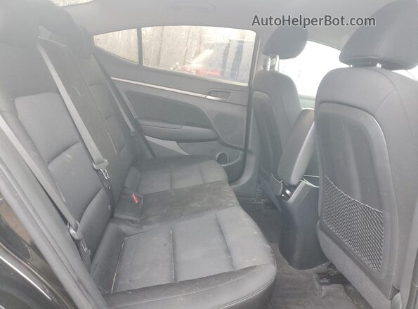 KMHD84LF8JU723411 2018 HYUNDAI ELANTRA Black Հետևի նստատեղերի տեսք