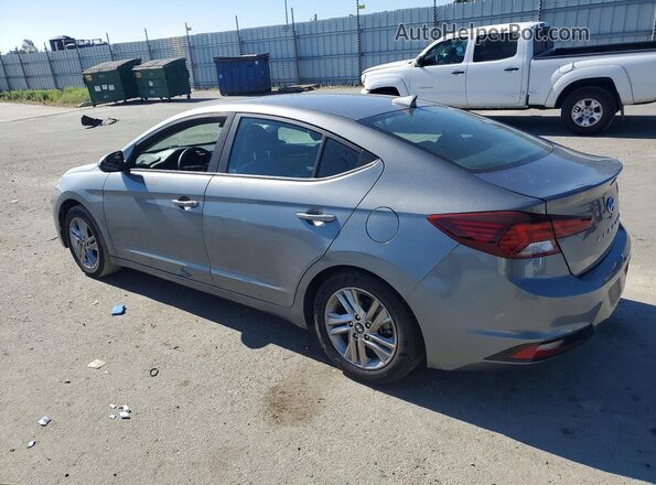 KMHD84LF8KU764431 2019 HYUNDAI ELANTRA Gray Задня ліва чверть