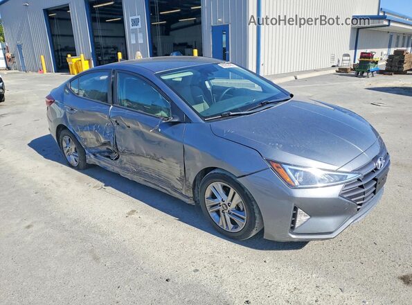 KMHD84LF8KU764431 2019 HYUNDAI ELANTRA Gray Передня права чверть