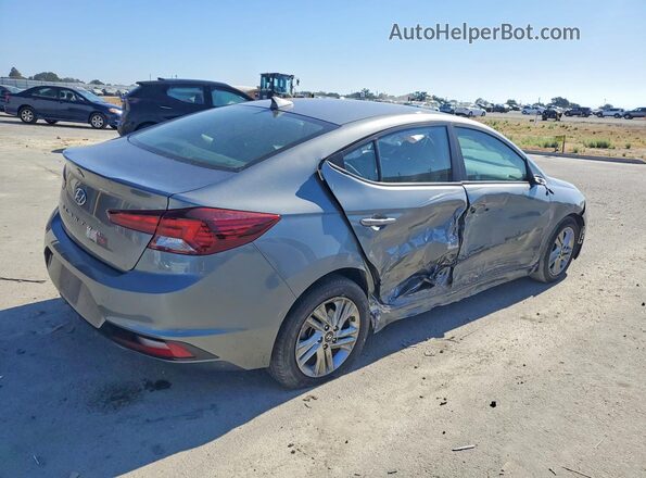 KMHD84LF8KU764431 2019 HYUNDAI ELANTRA Gray Задня права чверть
