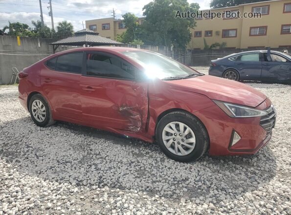 KMHD84LF8KU844960 2019 HYUNDAI ELANTRA Red Передня права чверть
