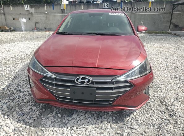KMHD84LF8KU844960 2019 HYUNDAI ELANTRA Red Вид спереду