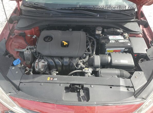 KMHD84LF8KU844960 2019 HYUNDAI ELANTRA Red Вид задньої частини салону