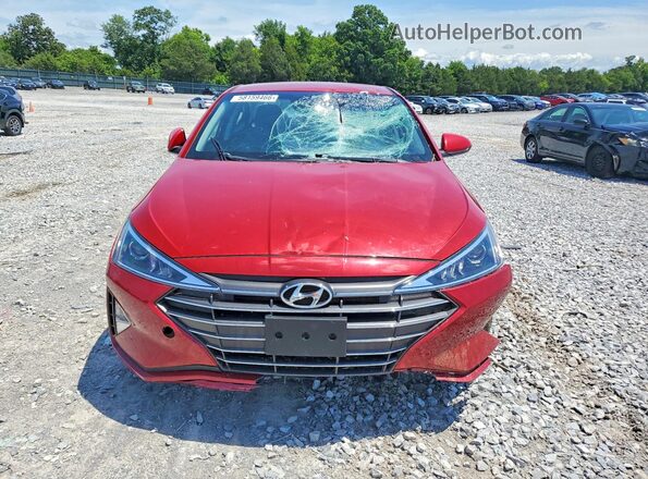 KMHD84LF8LU022290 2020 HYUNDAI ELANTRA Красный Вид спереди