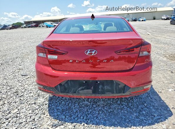 KMHD84LF8LU022290 2020 HYUNDAI ELANTRA Красный Вид сзади
