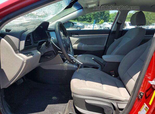 KMHD84LF8LU022290 2020 HYUNDAI ELANTRA Красный Вид салона спереди