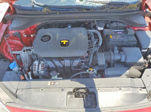 KMHD84LF8LU022290 2020 HYUNDAI ELANTRA Красный Вид задней части салона
