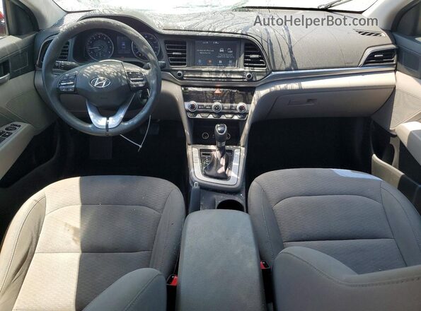 KMHD84LF8LU022290 2020 HYUNDAI ELANTRA Красный Вид панели приборов