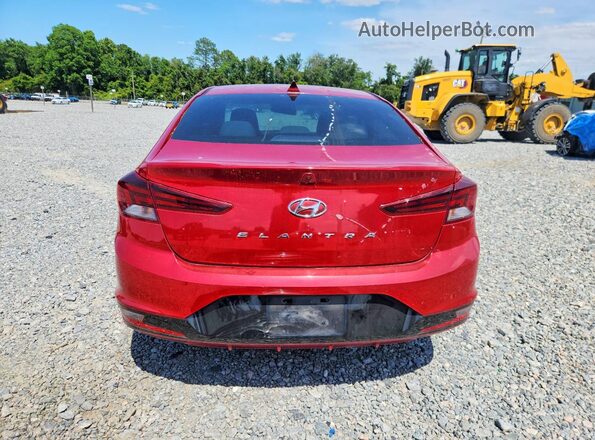 KMHD84LF8LU024685 2020 HYUNDAI ELANTRA Красный Вид сзади