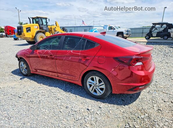KMHD84LF8LU024685 2020 HYUNDAI ELANTRA Красный Задняя левая четверть