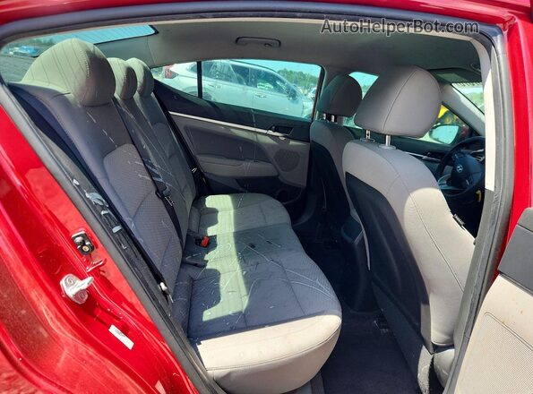 KMHD84LF8LU024685 2020 HYUNDAI ELANTRA Красный Вид задних сидений