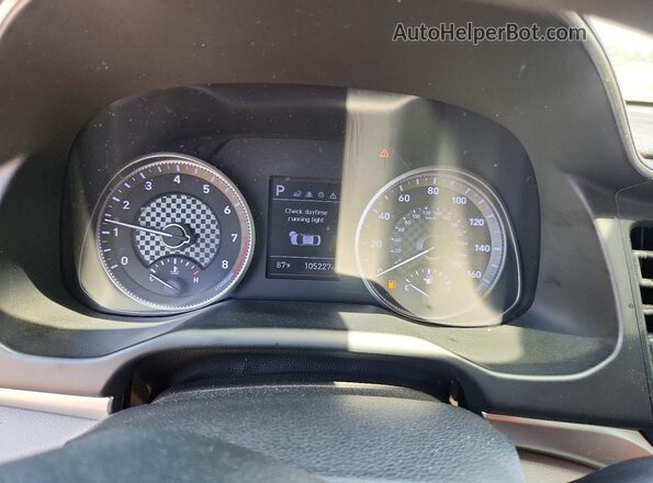 KMHD84LF8LU024685 2020 HYUNDAI ELANTRA Красный Вид щитка приборов