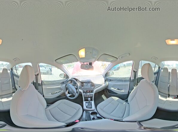 KMHD84LF8LU024685 2020 HYUNDAI ELANTRA Красный Панорамный вид салона 360°