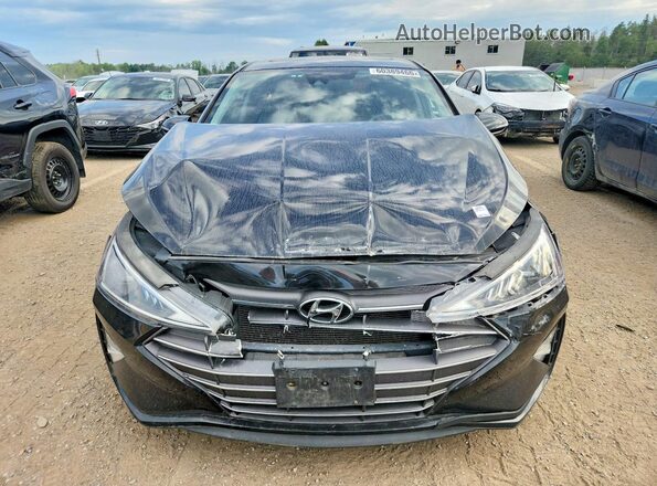 KMHD84LF8LU902244 2020 HYUNDAI ELANTRA Черный Вид спереди