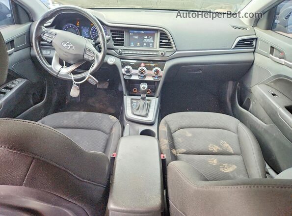 KMHD84LF8LU902244 2020 HYUNDAI ELANTRA Черный Вид панели приборов