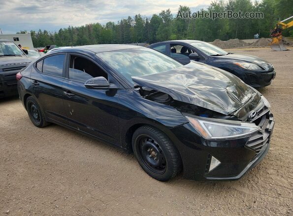 KMHD84LF8LU902244 2020 HYUNDAI ELANTRA Черный Передняя правая четверть