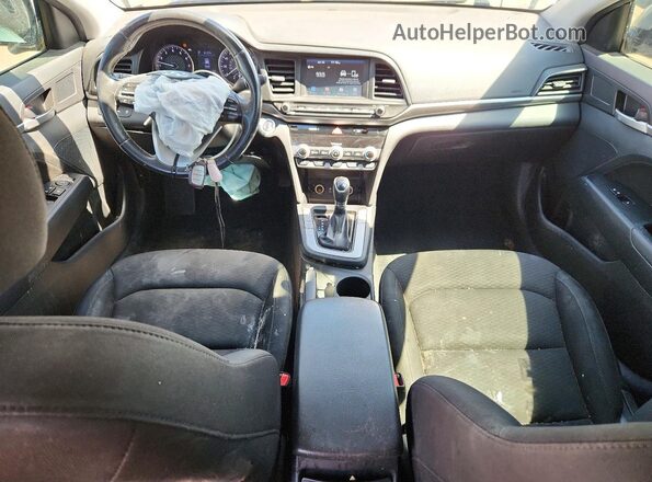 KMHD84LF8LU918265 2020 HYUNDAI ELANTRA Gray წინა პანელის ხედი