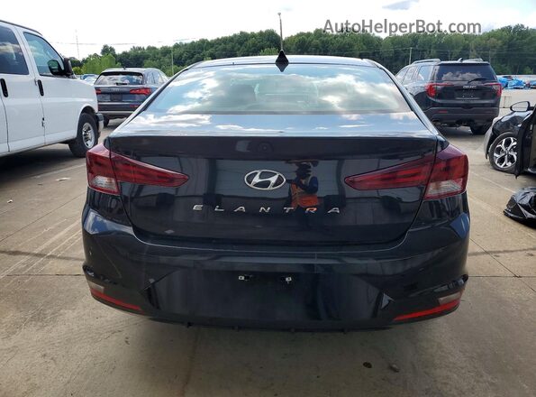 KMHD84LF8LU955946 2020 HYUNDAI ELANTRA Black Հետևի տեսք
