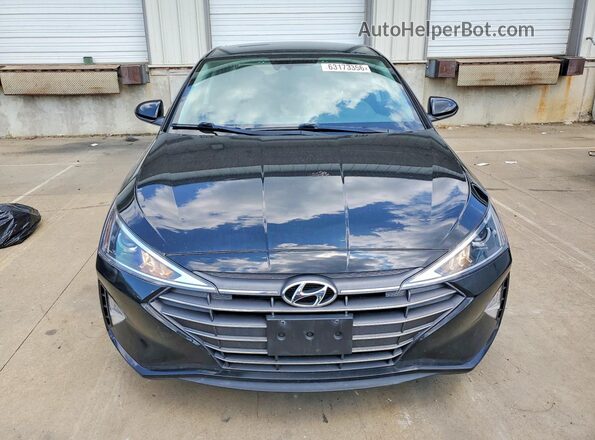 KMHD84LF8LU955946 2020 HYUNDAI ELANTRA Black Դիմացի տեսք