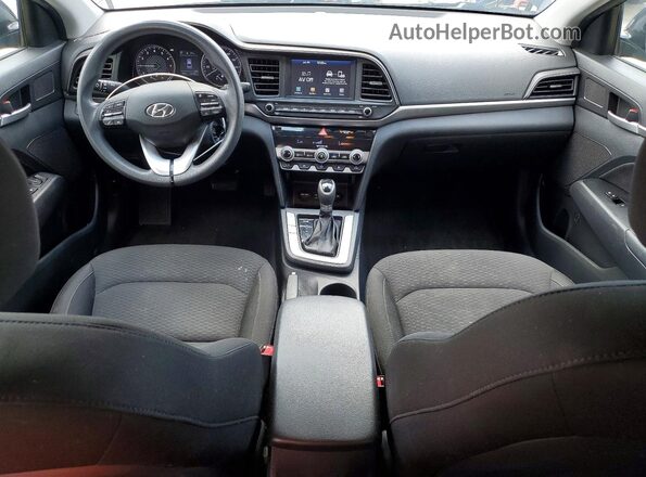 KMHD84LF8LU955946 2020 HYUNDAI ELANTRA Black Առջևի վահանակի տեսք