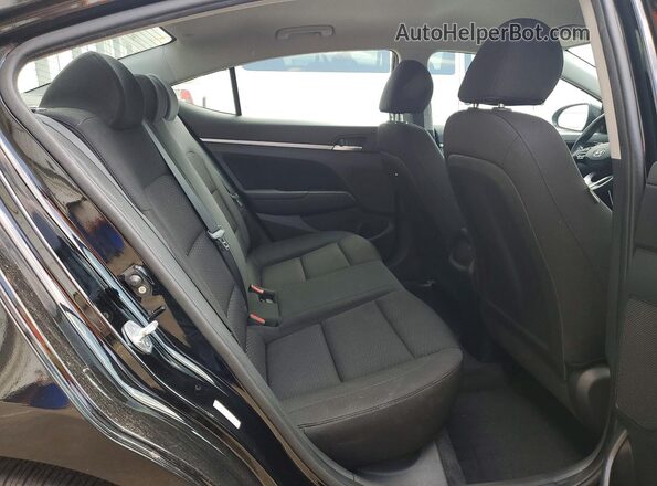 KMHD84LF8LU955946 2020 HYUNDAI ELANTRA Black Հետևի նստատեղերի տեսք