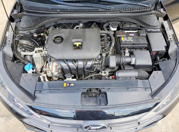 KMHD84LF8LU955946 2020 HYUNDAI ELANTRA Black Սալոնի հետևի տեսք