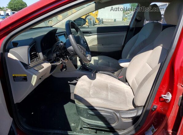 KMHD84LF9HU068329 2017 HYUNDAI ELANTRA Red Vista interior delantera
