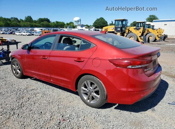 KMHD84LF9HU068329 2017 HYUNDAI ELANTRA Red Trasero izquierdo