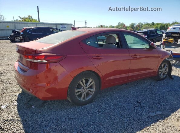 KMHD84LF9HU068329 2017 HYUNDAI ELANTRA Red Trasero derecho