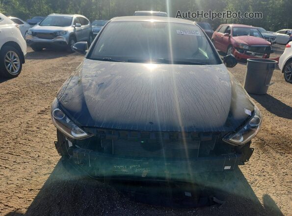 KMHD84LF9HU187563 2017 HYUNDAI ELANTRA Black წინა ხედი