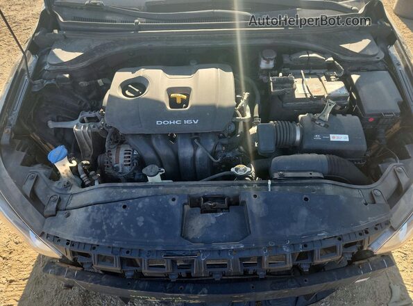KMHD84LF9HU187563 2017 HYUNDAI ELANTRA Black უკანა სალონის ხედი
