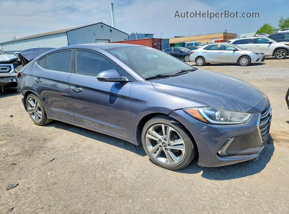 KMHD84LF9HU193251 2017 HYUNDAI ELANTRA Gray Przód prawy
