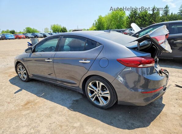 KMHD84LF9HU193251 2017 HYUNDAI ELANTRA Gray Tył lewy
