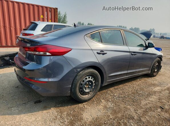 KMHD84LF9HU240603 2017 HYUNDAI ELANTRA Blue Rear right