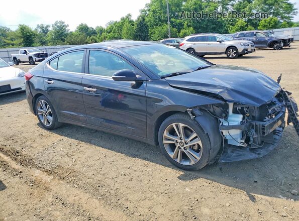 KMHD84LF9HU298193 2017 HYUNDAI ELANTRA Black Delantero derecho