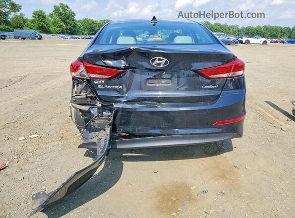 KMHD84LF9HU298193 2017 HYUNDAI ELANTRA Black Vista trasera