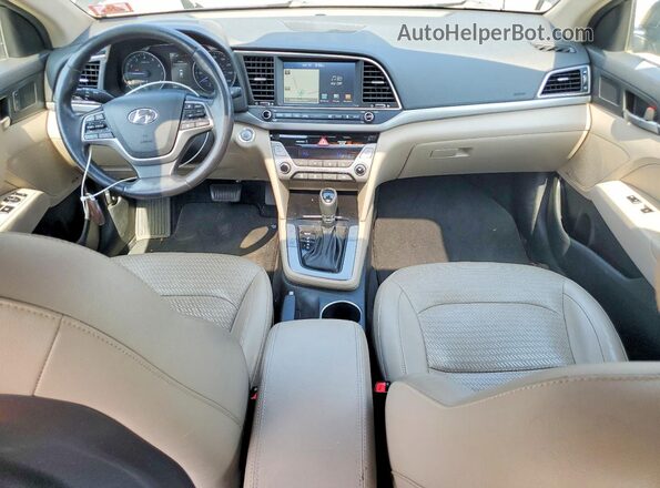 KMHD84LF9HU298193 2017 HYUNDAI ELANTRA Black Vista del salpicadero
