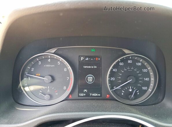 KMHD84LF9HU298193 2017 HYUNDAI ELANTRA Black Vista del cuadro de instrumentos