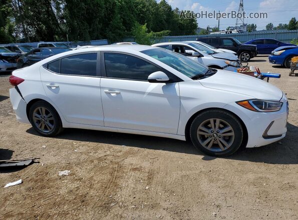 KMHD84LF9HU398245 2017 HYUNDAI ELANTRA White წინა მარჯვენა