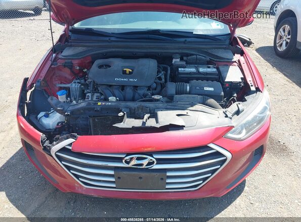 KMHD84LF9HU401631 2017 HYUNDAI ELANTRA Red წინა ხედი
