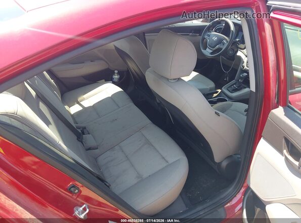 KMHD84LF9HU401631 2017 HYUNDAI ELANTRA Red VIN კოდის სტიკერის ხედი