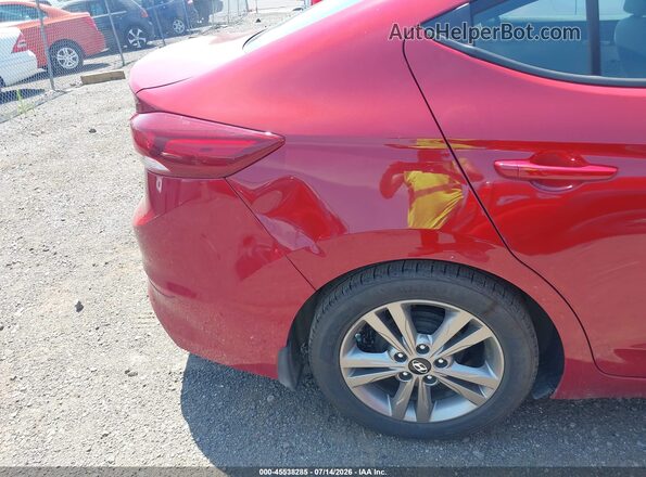 KMHD84LF9HU401631 2017 HYUNDAI ELANTRA Red 