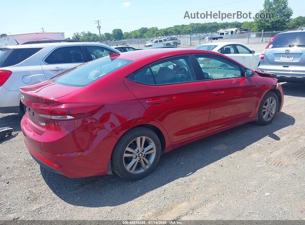 KMHD84LF9HU401631 2017 HYUNDAI ELANTRA Red უკანა მარჯვენა