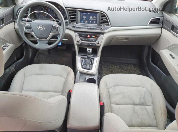 KMHD84LF9HU431311 2017 HYUNDAI ELANTRA Red Widok deski rozdzielczej