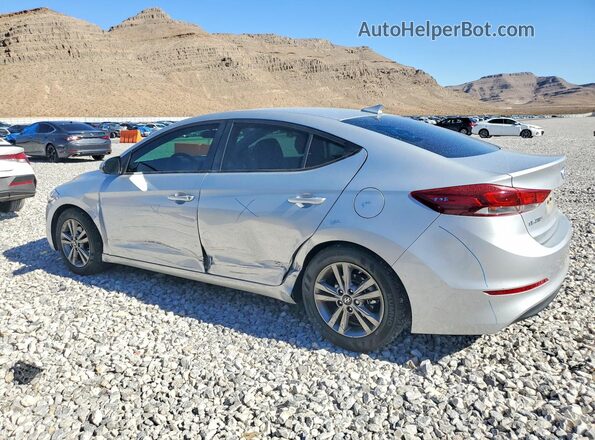 KMHD84LF9JU449510 2018 HYUNDAI ELANTRA Silver Tył lewy