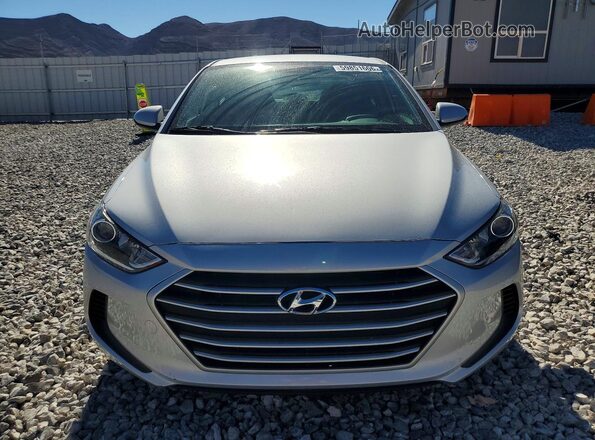 KMHD84LF9JU449510 2018 HYUNDAI ELANTRA Silver Widok z przodu