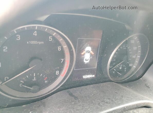 KMHD84LF9JU451841 2018 HYUNDAI ELANTRA Темно-бордовый Вид щитка приборов