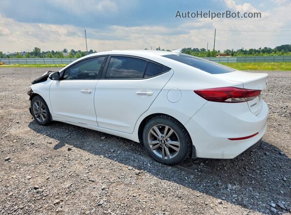KMHD84LF9JU461088 2018 HYUNDAI ELANTRA White Trasero izquierdo